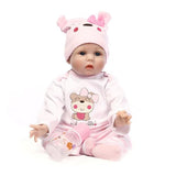 22" Cute Simulation Baby Infant Toy Pink