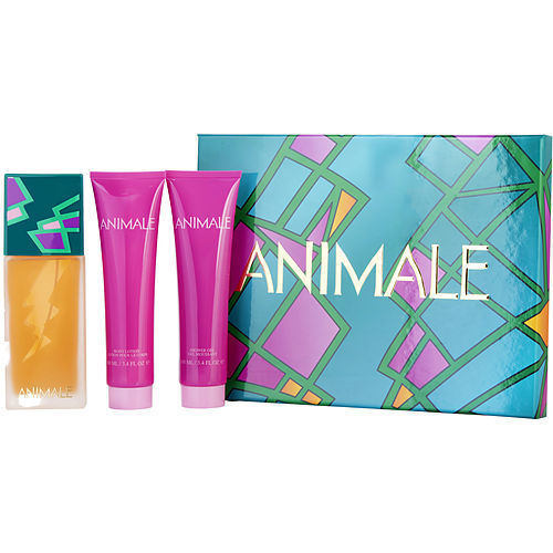 ANIMALE by Animale Parfums EAU DE PARFUM SPRAY 3.4 OZ & BODY LOTION 3.4 OZ & SHOWER GEL 3.4 OZ