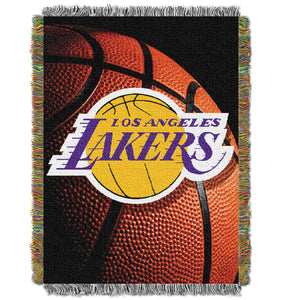 Lakers OFFICIAL National Basketball Association, "Photo Real" 48"x 60" Woven Tapestry Throw by The Northwest Company