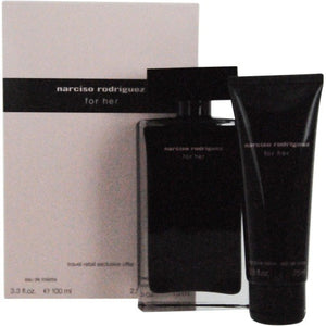 NARCISO RODRIGUEZ by Narciso Rodriguez EDT SPRAY 3.3 OZ & BODY LOTION 2.5 OZ (TRAVEL OFFER)