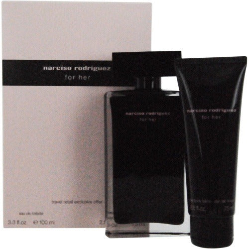 NARCISO RODRIGUEZ by Narciso Rodriguez EDT SPRAY 3.3 OZ & BODY LOTION 2.5 OZ (TRAVEL OFFER)