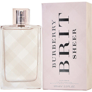 BURBERRY BRIT SHEER by Burberry EDT SPRAY 3.3 OZ (NEW PACKAGING)