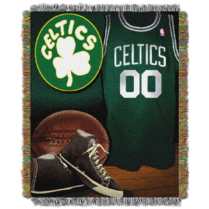 Celtics OFFICIAL National Basketball Association, "Vintage" 48"x 60" Woven Tapestry Throw by The Northwest Company